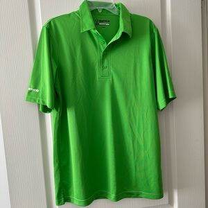 Sunice X-Static Polo Shirt Bright Green Sz M